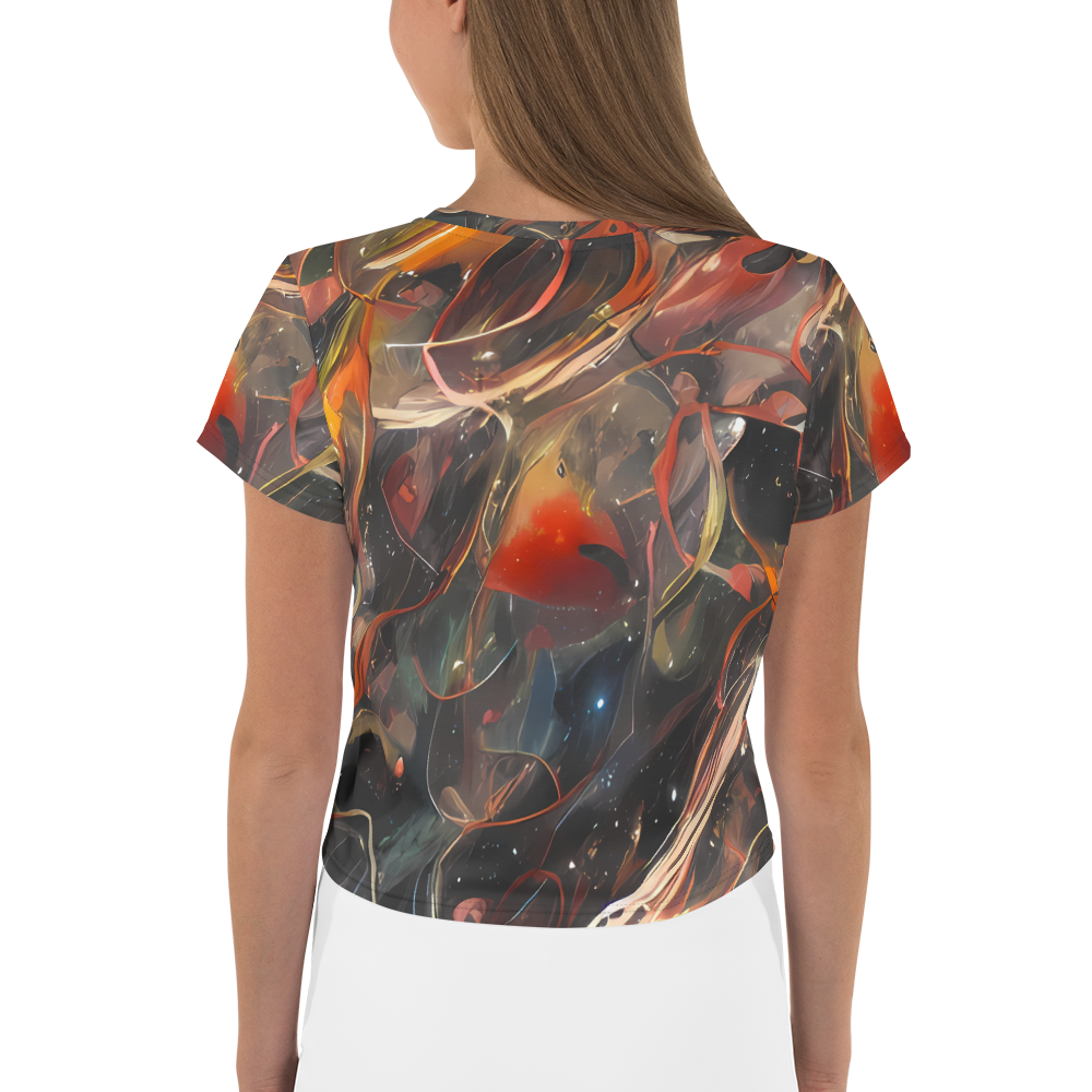 Women's Crop Tee - Temporal Vortex