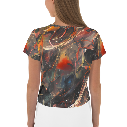 Women's Crop Tee - Temporal Vortex