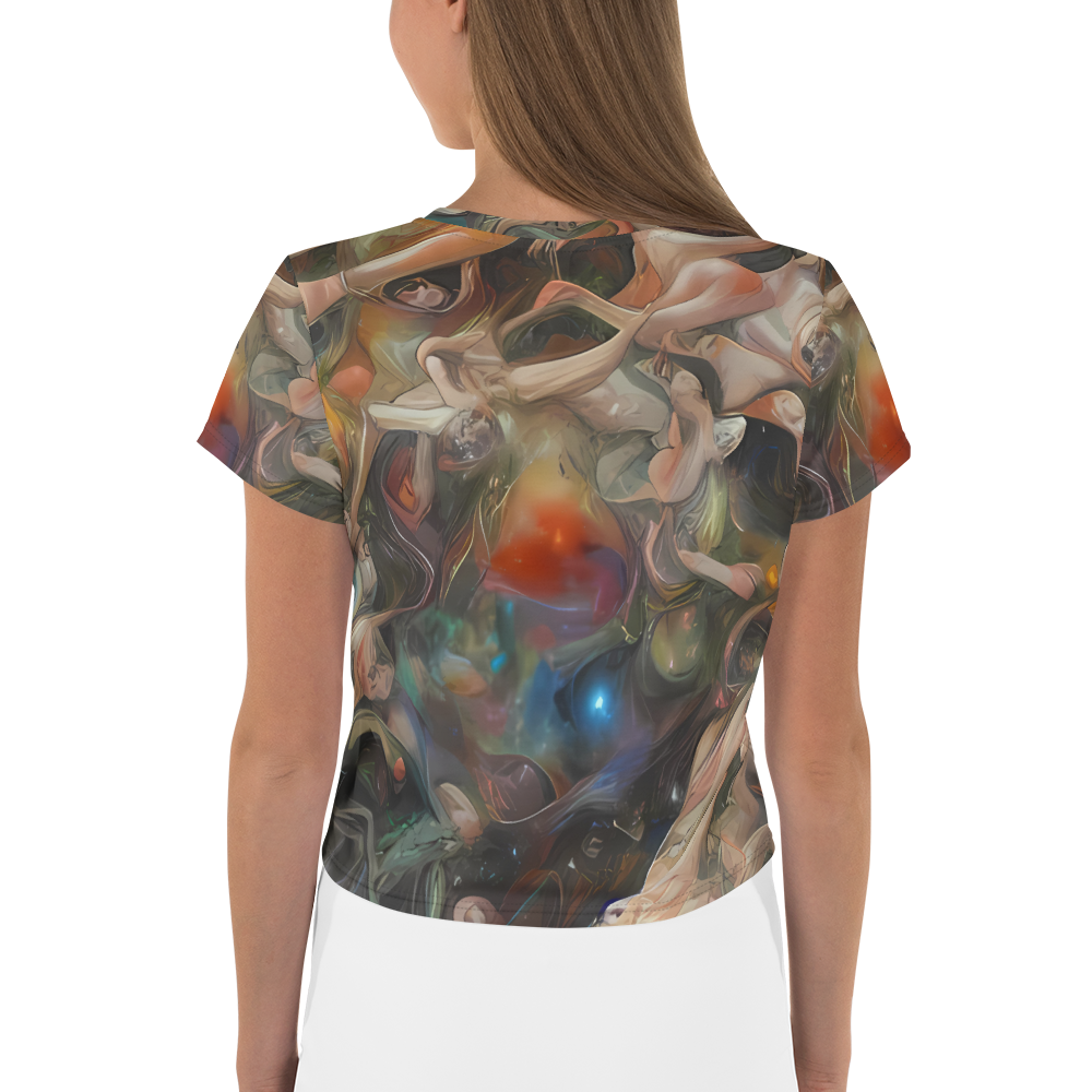 Women's Crop Tee - Copper Swirl