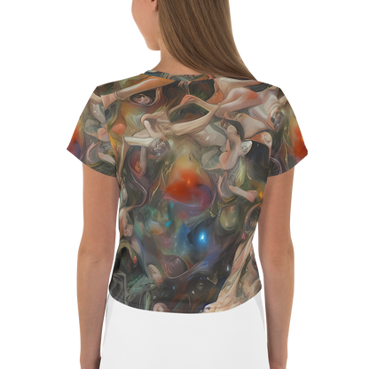 Women's Crop Tee - Copper Swirl