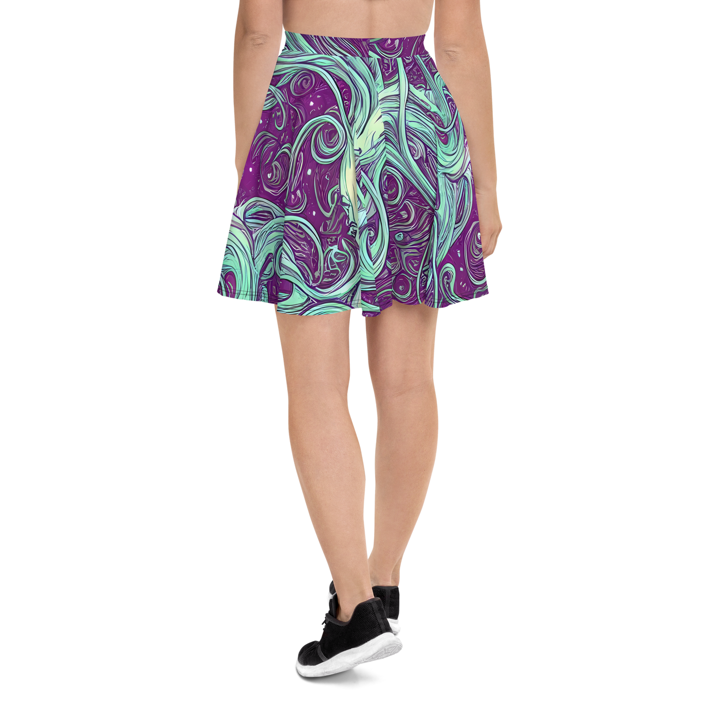 Skater Skirt - Temple Swirls