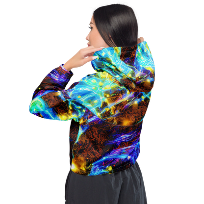 Women's Cropped Windbreaker - Neon Füssli