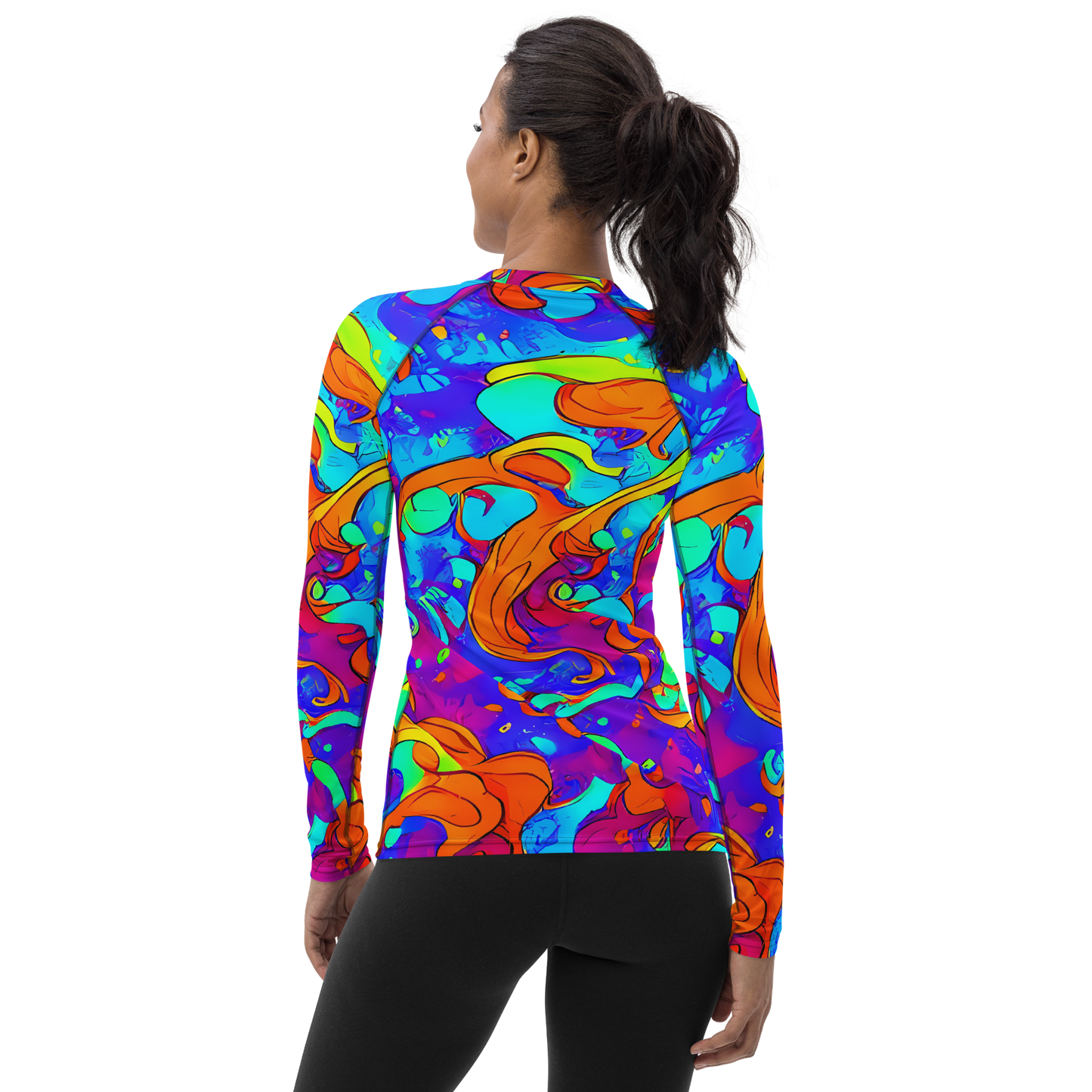 Women's Rash Guard - Roset Rapture