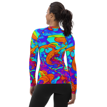 Women's Rash Guard - Roset Rapture