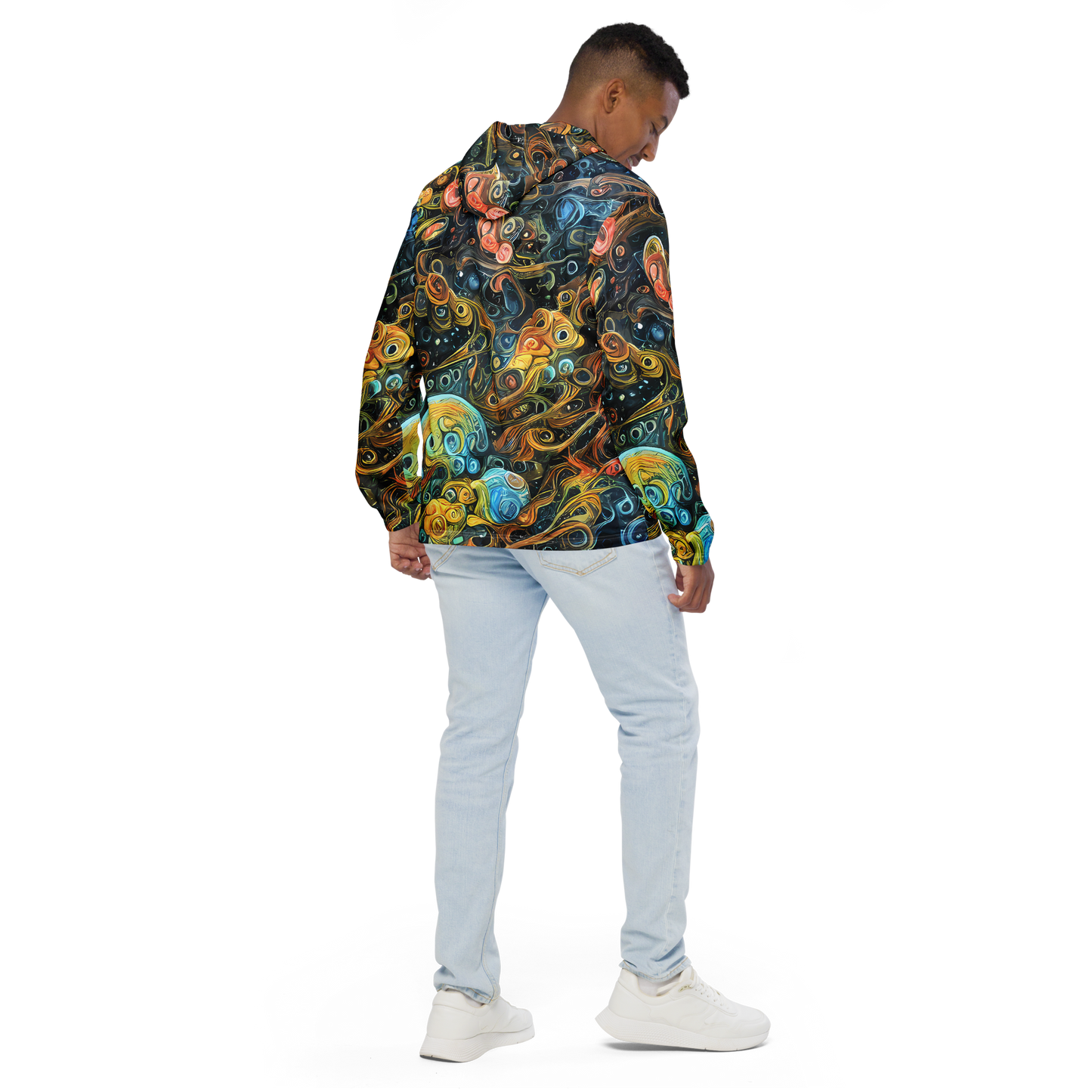 Men's Windbreaker - Wild Cosmos