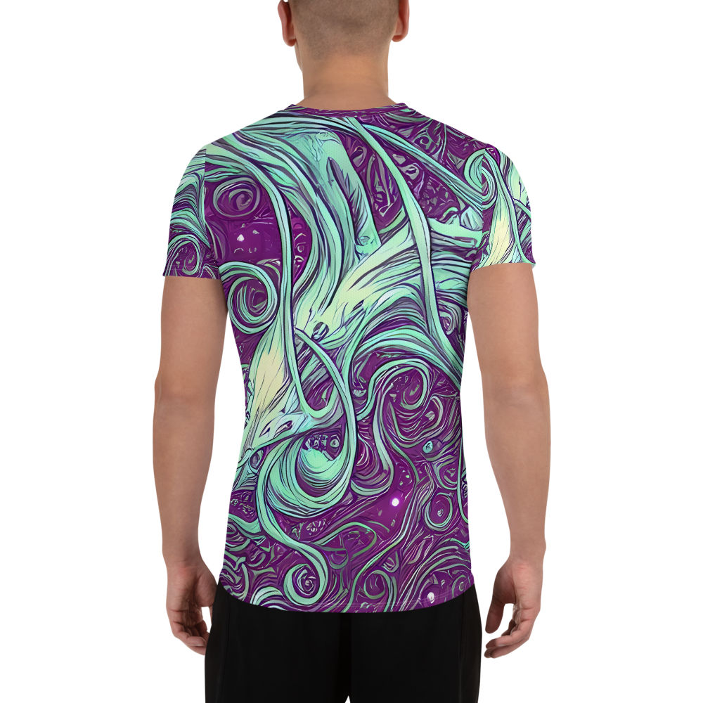 Men's Athletic T-Shirt - Temple Swirls