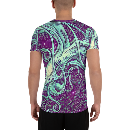 Men's Athletic T-Shirt - Temple Swirls