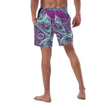 Swim Trunks - Temple Swirls