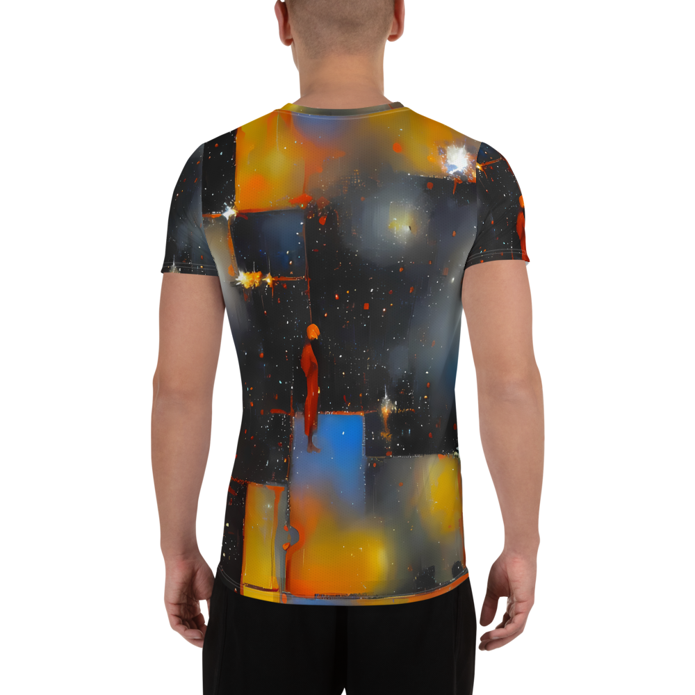 Men's Athletic T-Shirt - Monet's Matrix