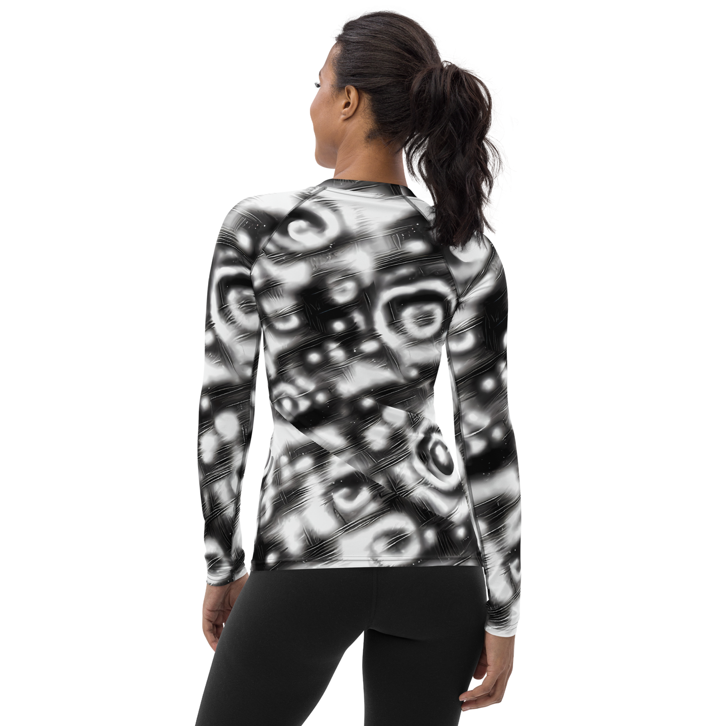 Women's Rash Guard - Bernhard Swirl