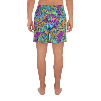 Men's Athletic Shorts - Intergalactic Graffiti