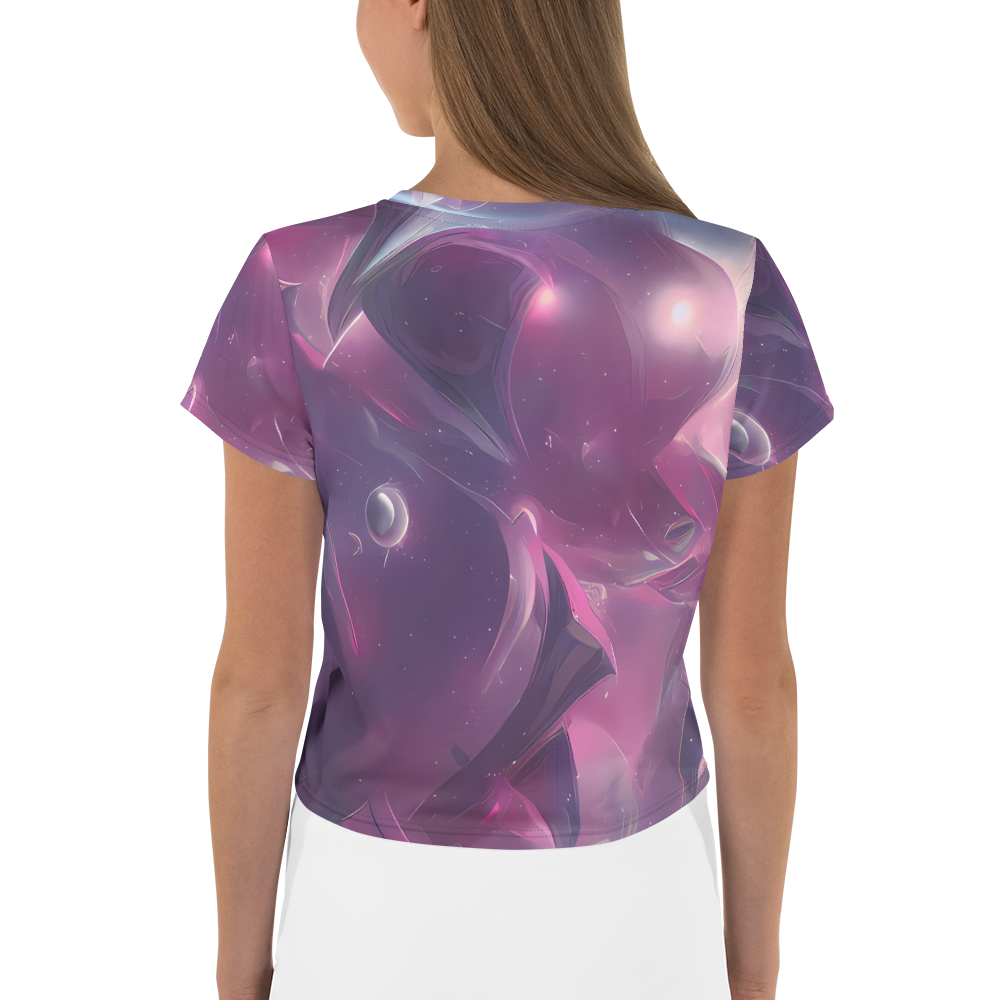 Women's Crop Tee - Vertex Visions