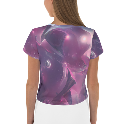 Women's Crop Tee - Vertex Visions