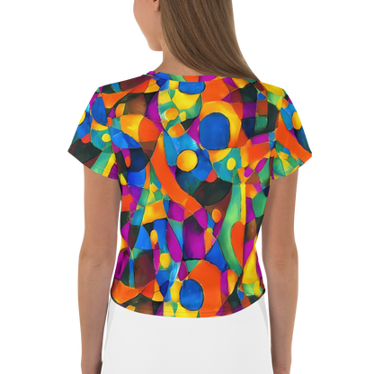 Women's Crop Tee - Galactic Jigsaw