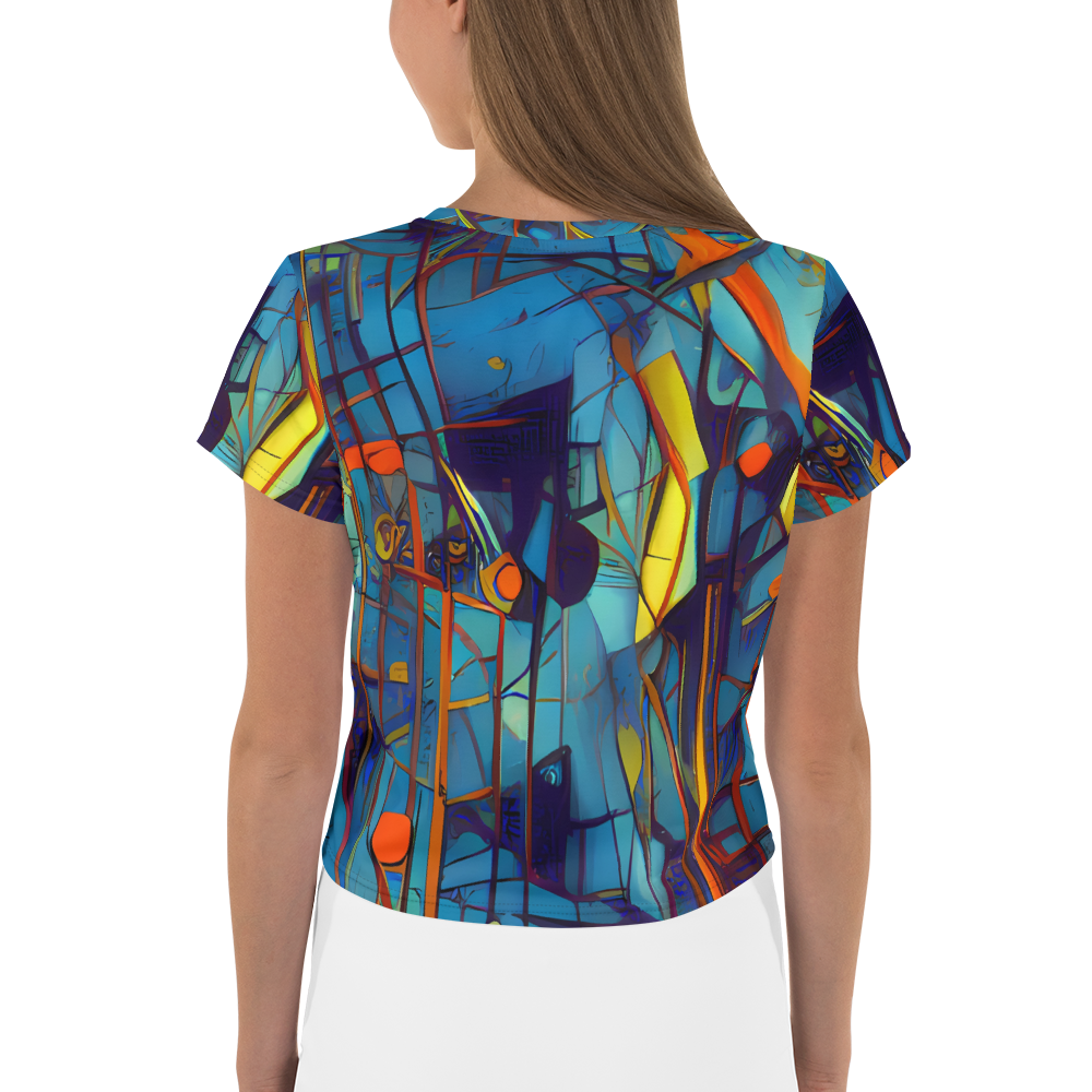 Women's Crop Tee - Abstract Eddy