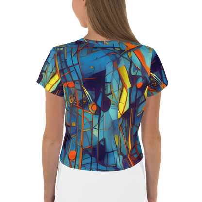 Women's Crop Tee - Abstract Eddy