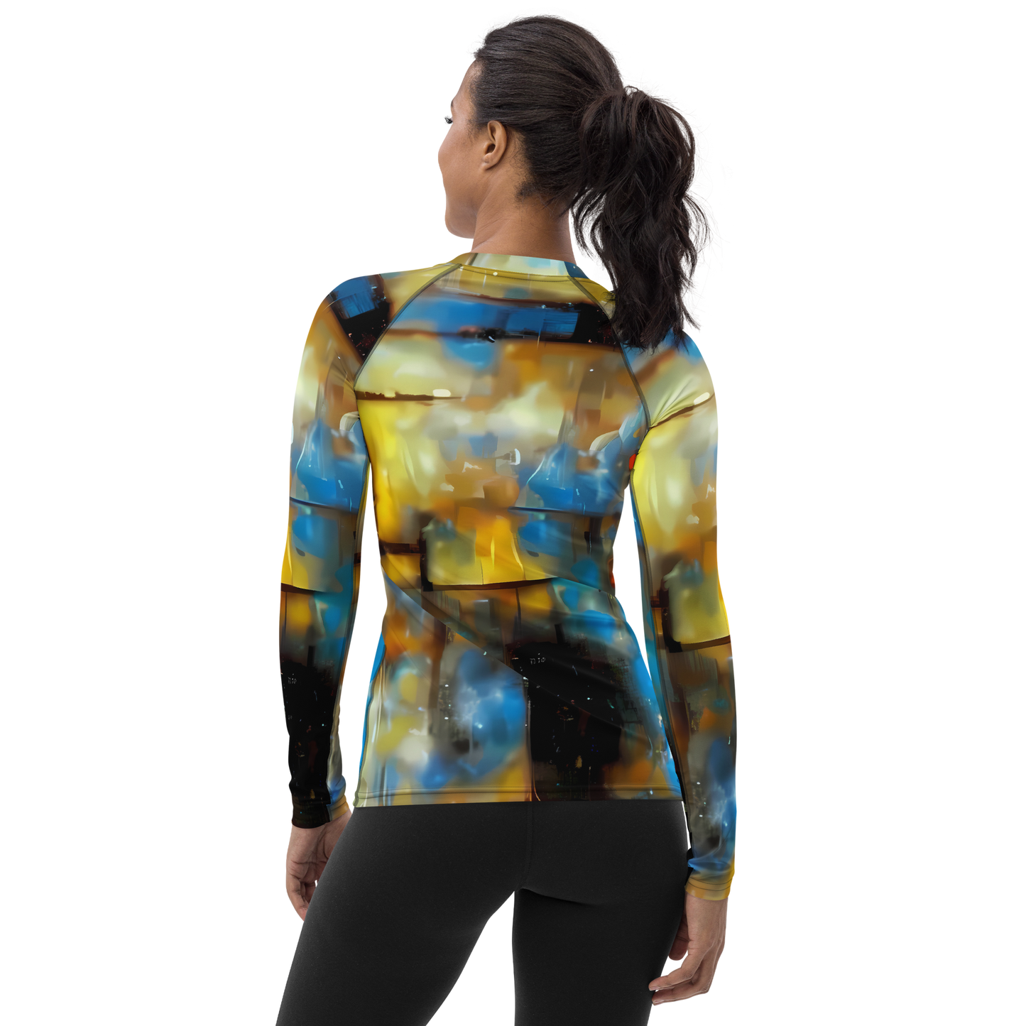 Women's Rash Guard - Kohn Cubism