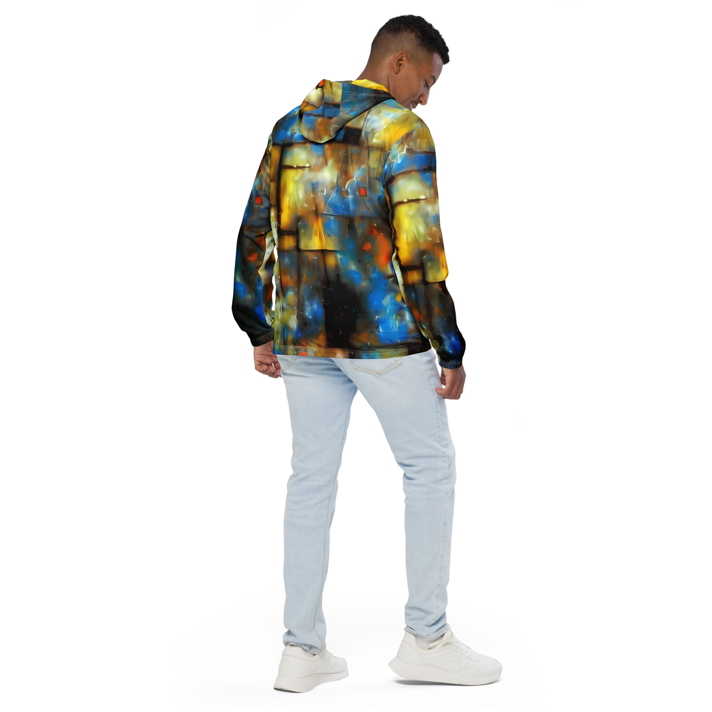 Men's Windbreaker - Kohn Cubism