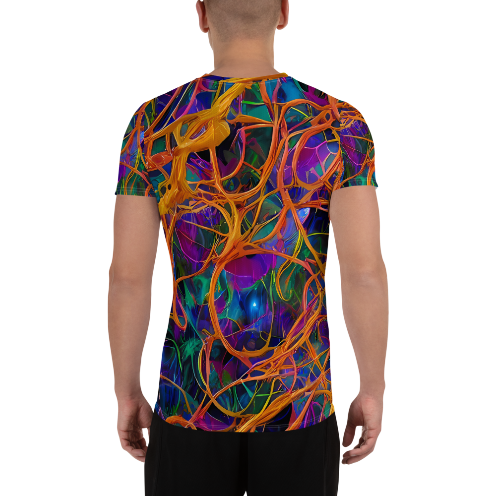 Men's Athletic T-Shirt - Spectral Weave