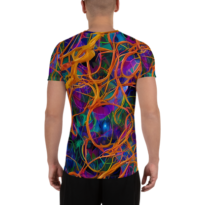 Men's Athletic T-Shirt - Spectral Weave