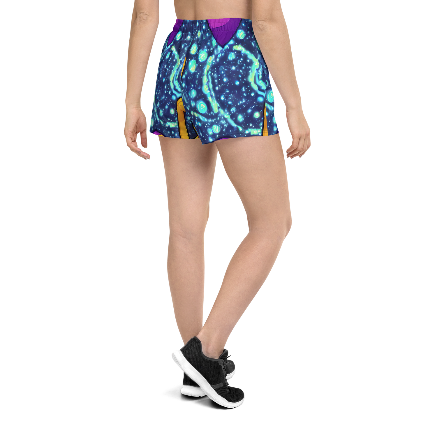 Women’s Athletic Shorts - Cosmic Siblings