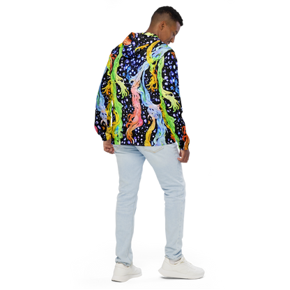 Men's Windbreaker - Celestial Serenade