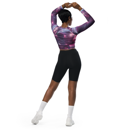 Long Sleeve Crop Top - Vertex Visions