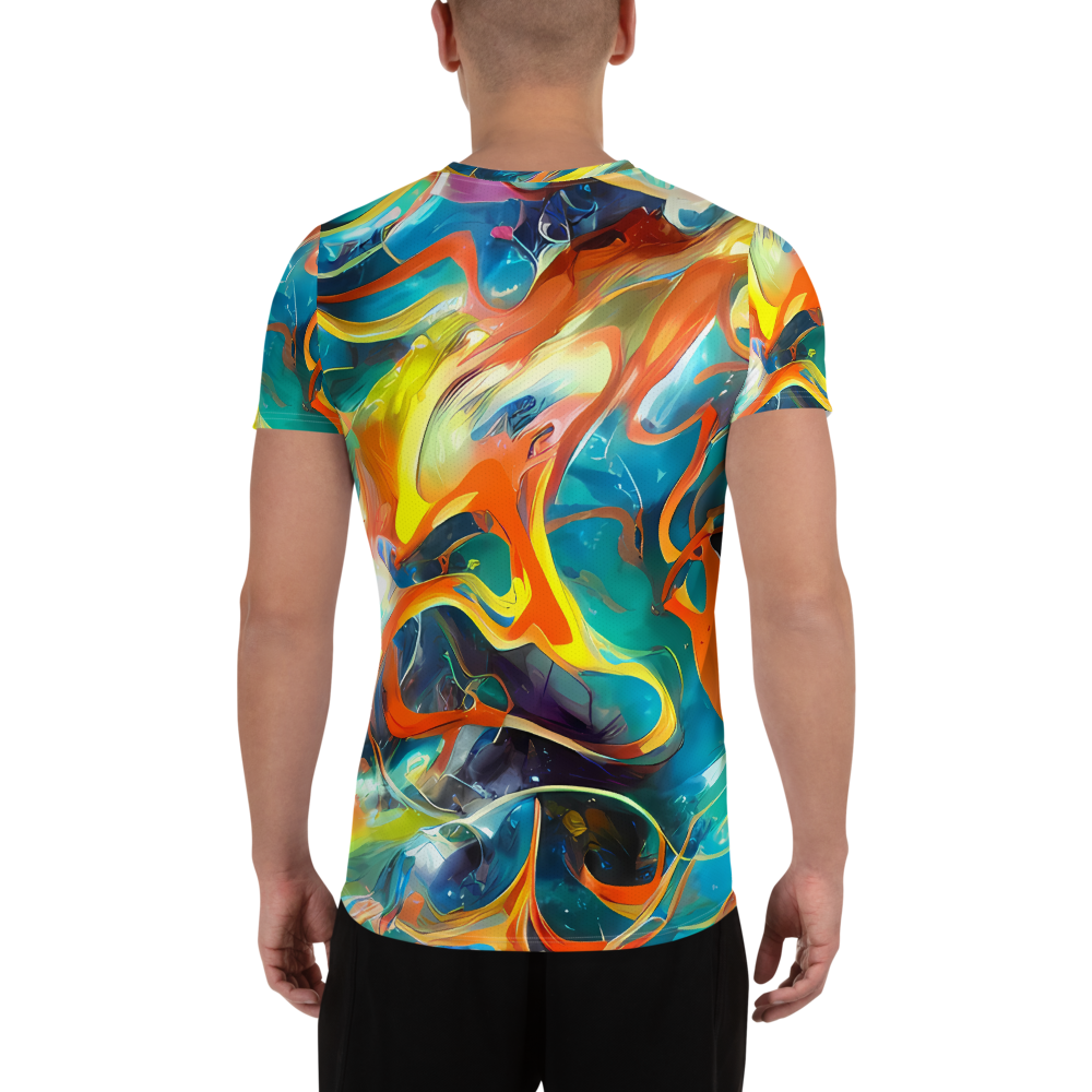 Men's Athletic T-Shirt - Cecily’S Swirl