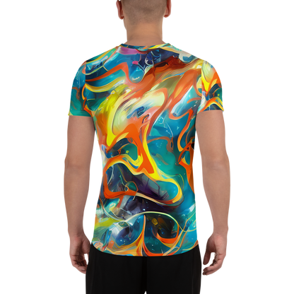 Men's Athletic T-Shirt - Cecily’S Swirl