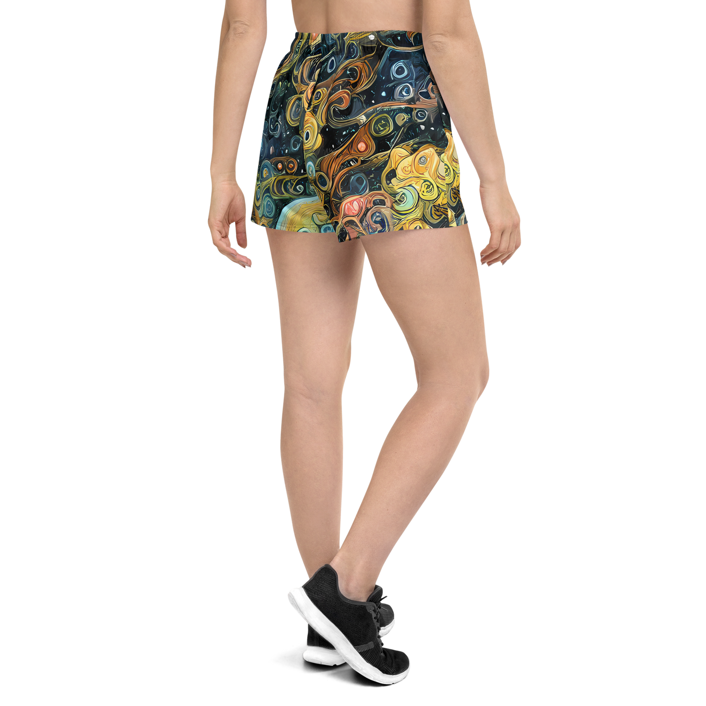 Women’s Athletic Shorts - Wild Cosmos