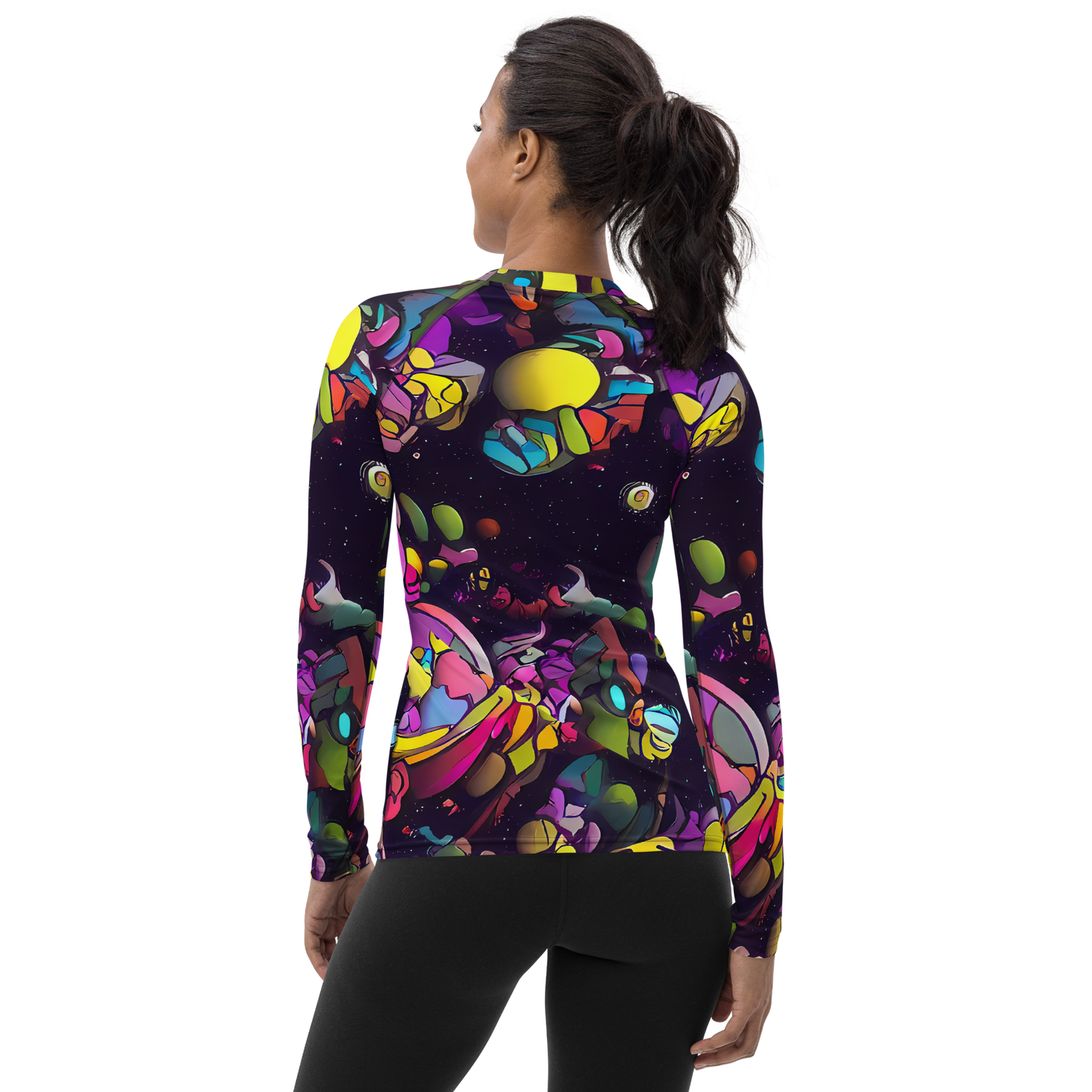 Women's Rash Guard - Galactic Playground