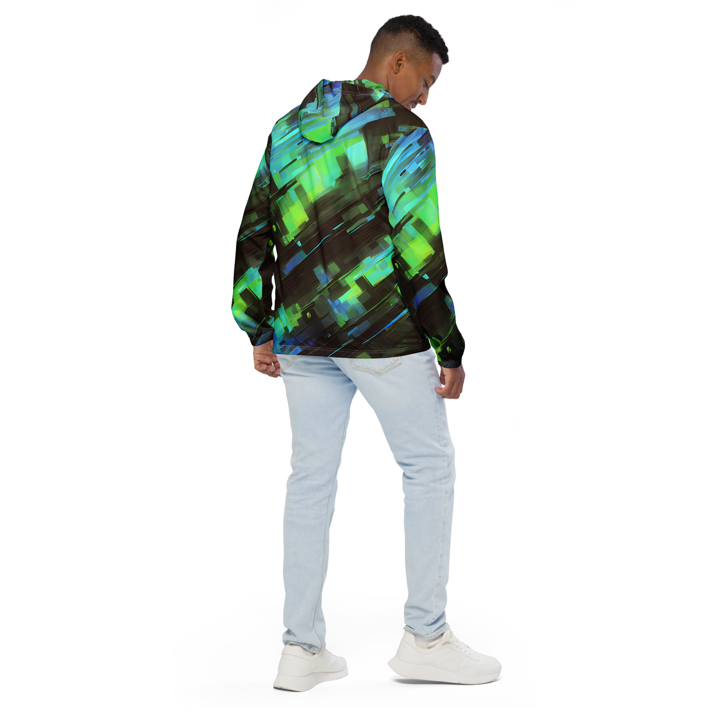 Men's Windbreaker - Cyber Shard