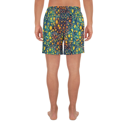 Men's Athletic Shorts - Starry Orbits