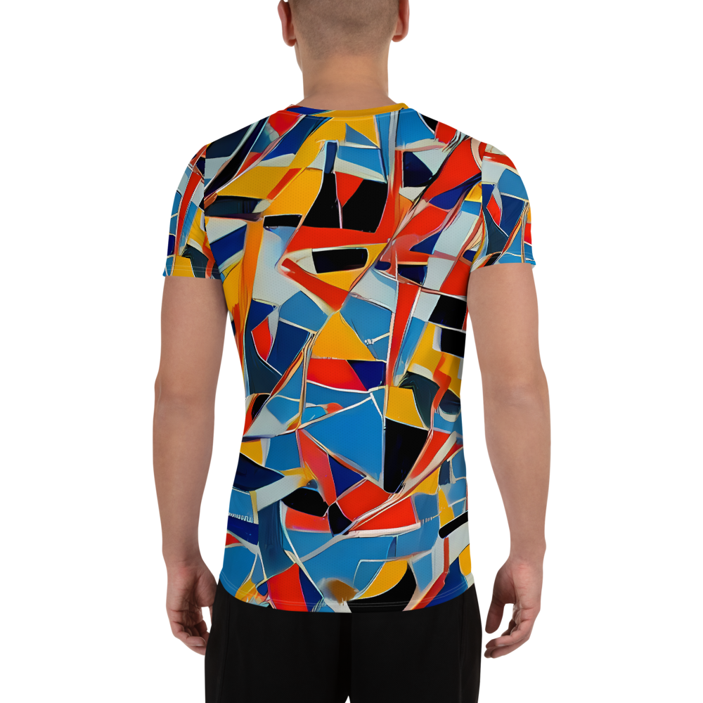 Men's Athletic T-Shirt - Abstract Mingle