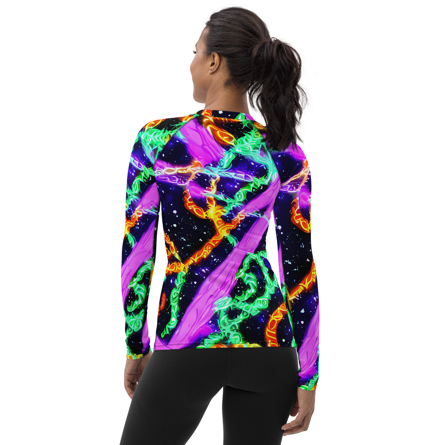 Women's Rash Guard - Enckell's Nebula