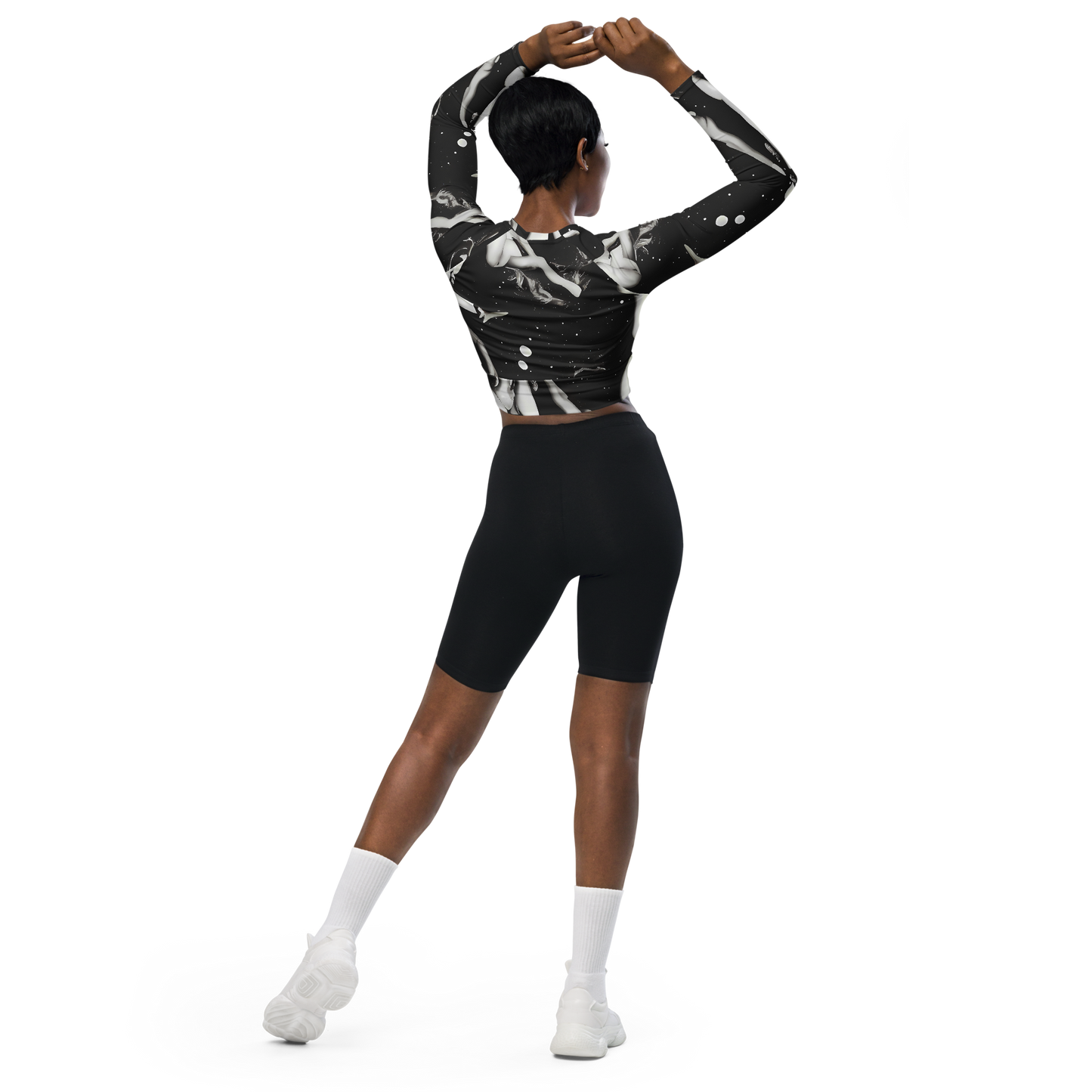 Long Sleeve Crop Top - Galactic Vogue