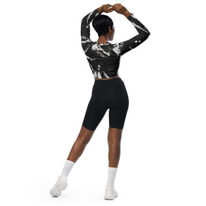 Long Sleeve Crop Top - Galactic Vogue