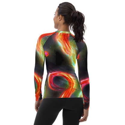 Women's Rash Guard - Sherwood Swirl