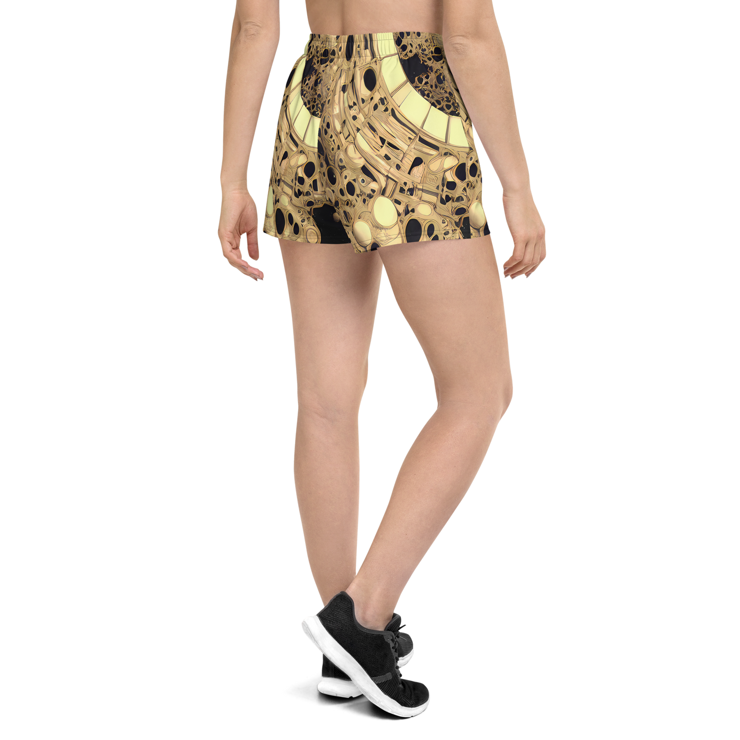 Women’s Athletic Shorts - Baroque Orbit