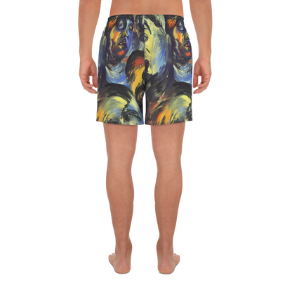 Men's Athletic Shorts - Cosmic Visages