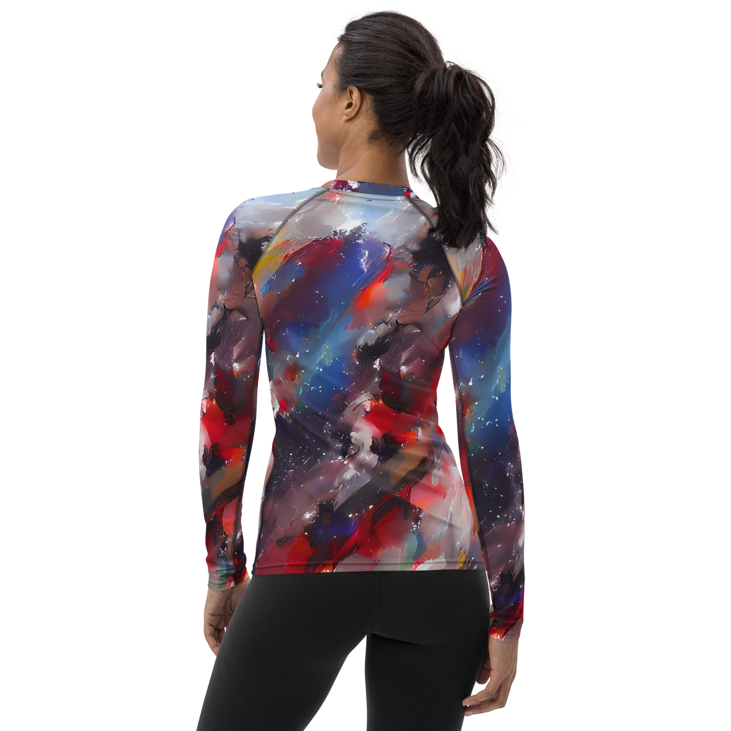 Women's Rash Guard - Passionate Brush