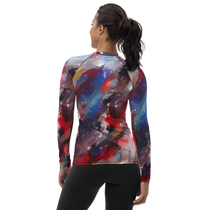 Women's Rash Guard - Passionate Brush