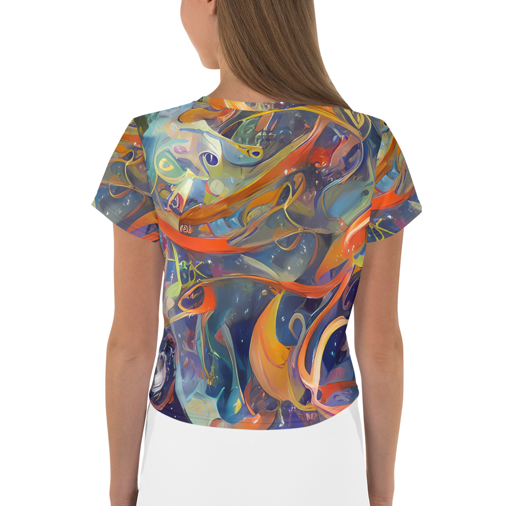 Women's Crop Tee - Spectral Swathe