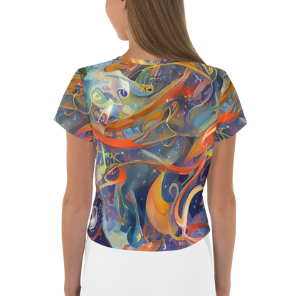 Women's Crop Tee - Spectral Swathe