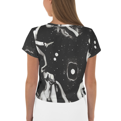 Women's Crop Tee - Galactic Vogue