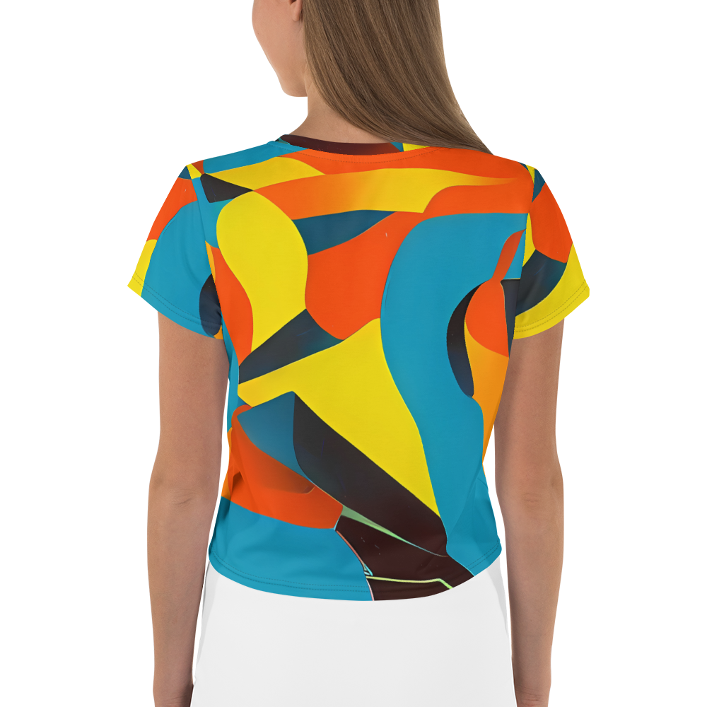 Women's Crop Tee - Fragmented Rhapsody