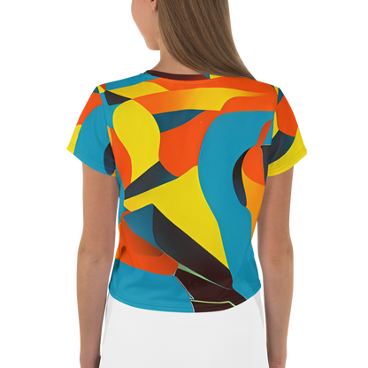 Women's Crop Tee - Fragmented Rhapsody