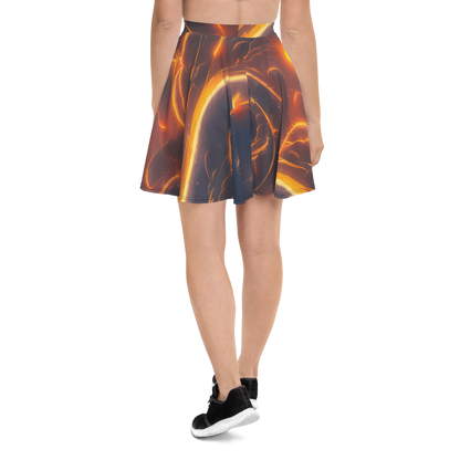 Skater Skirt - Inferno Spirals