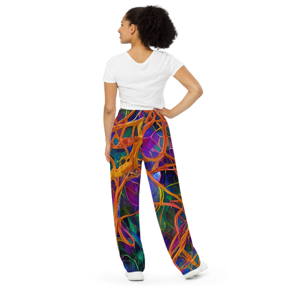 Wide-Leg Pants - Spectral Weave