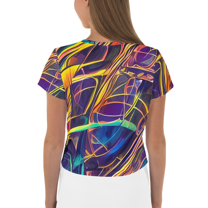 Women's Crop Tee - Vector Rhapsody